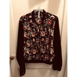 Selena Gomez NEO Adidas Floral jacket